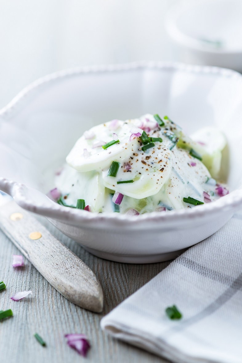 tzatziki, sos, śmietana, jogurt, ogórek