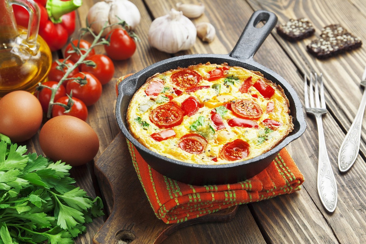 frittata, omlet, jajka, śniadanie
