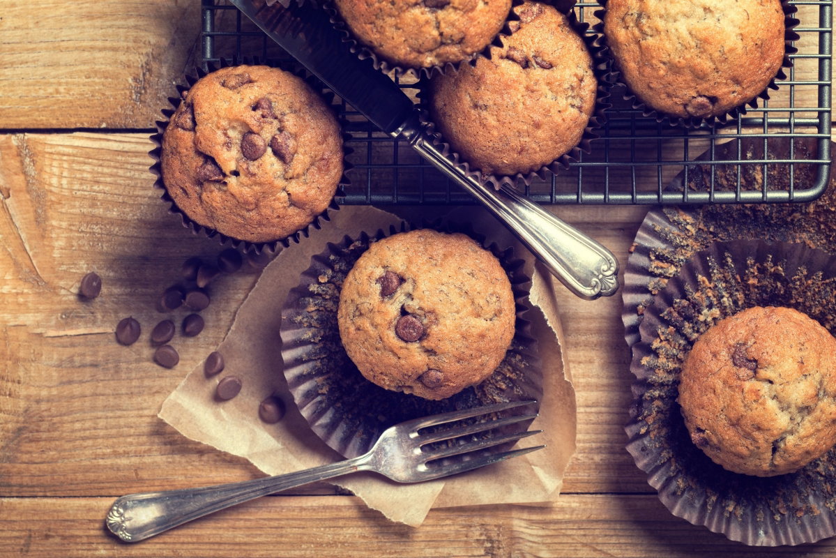 babeczki, muffinki, muffiny, czekolada, ciastka