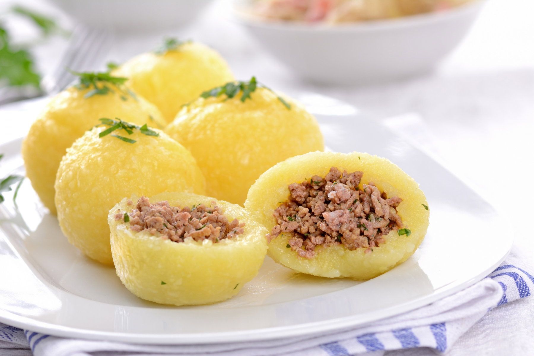 Pyzy z mięsem