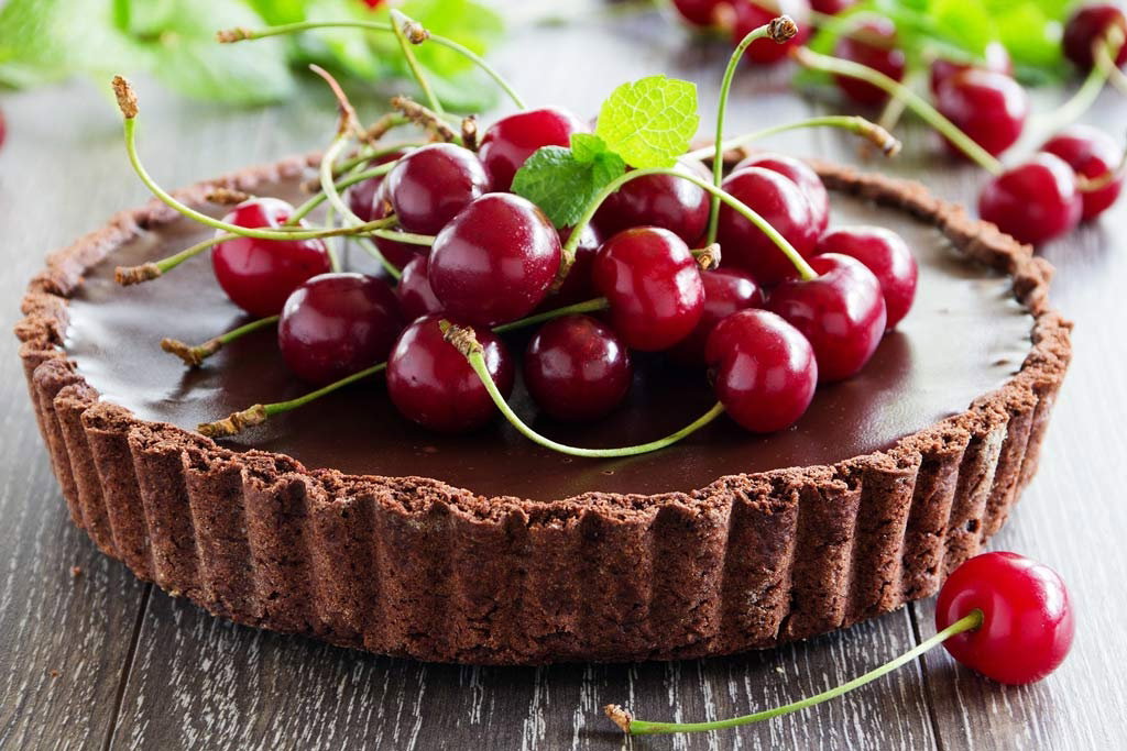 tarta z wiśniami