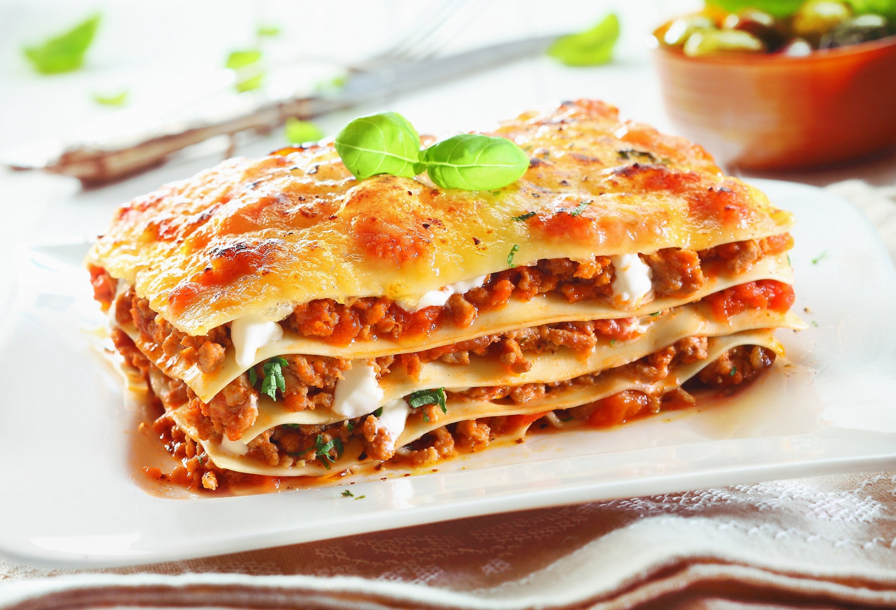 Lasagne z mięsem mielonym