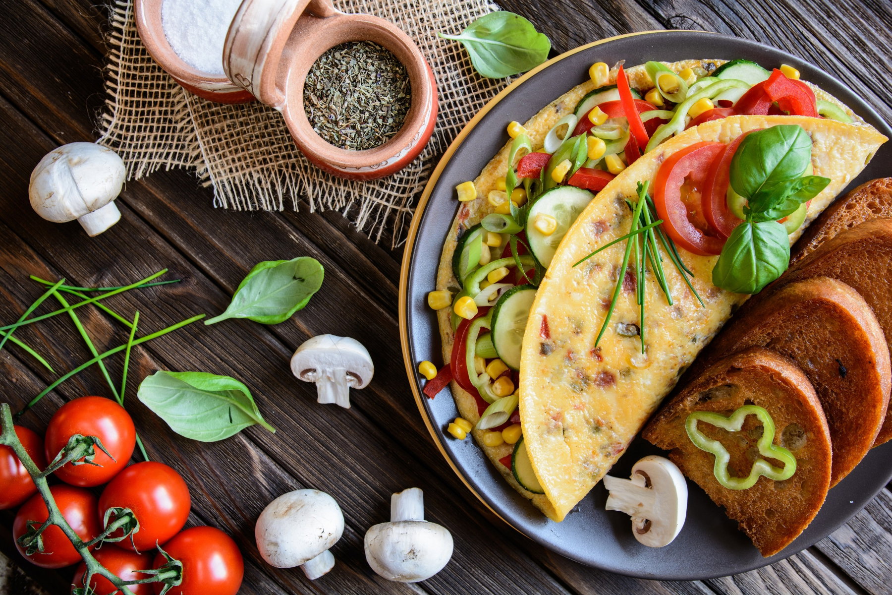 Omlet z warzywami