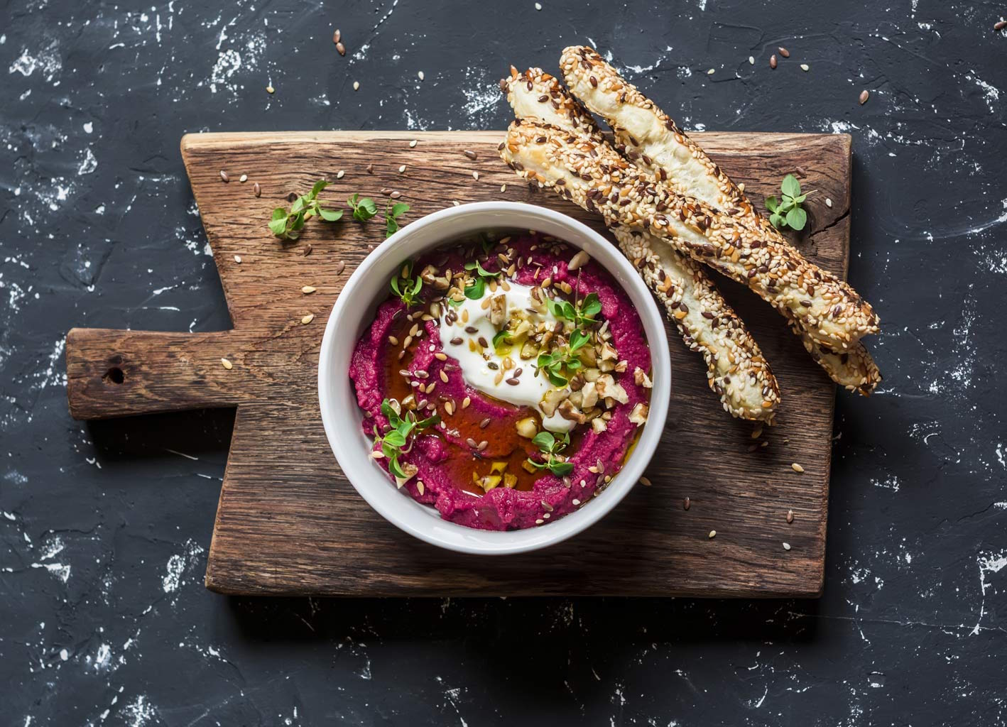 hummus z buraka