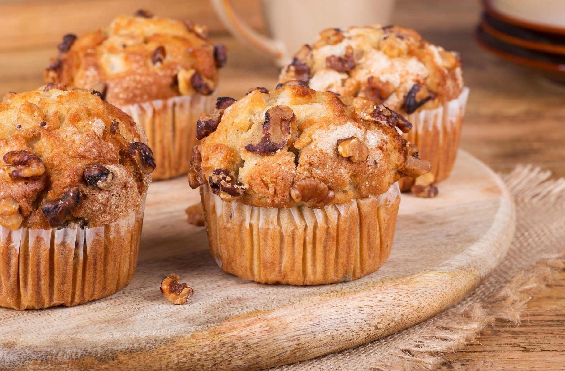Muffinki orzechowo-migdałowe