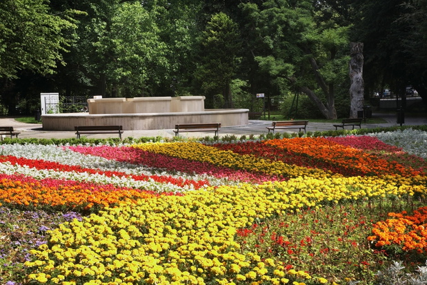 Park of Pomeranian princes in Koszalin. Poland