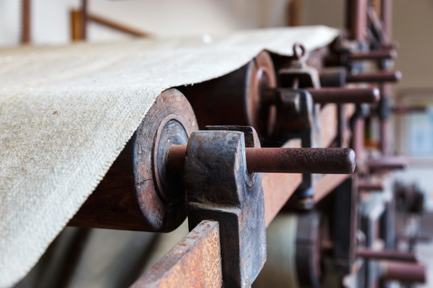 Old Paper Making Machine.