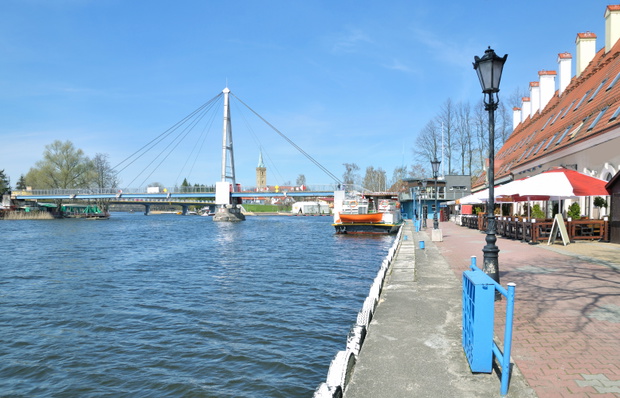 Seepromenade im beliebten Urlaubsort Mikolajki in den Masuren,Po