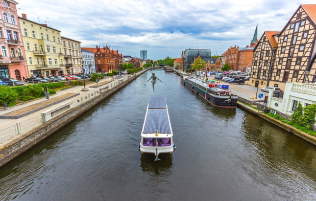Old town in Bydgoszcz. Poland