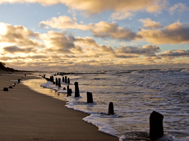 Plaża-Mielno, luty 2009