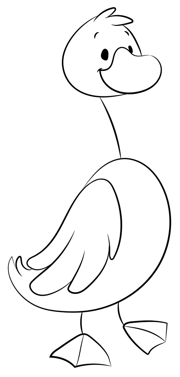 Strichmaennchen 2019 - Gans 01
