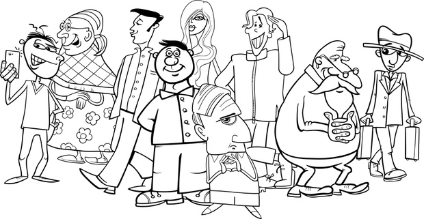 people group cartoon