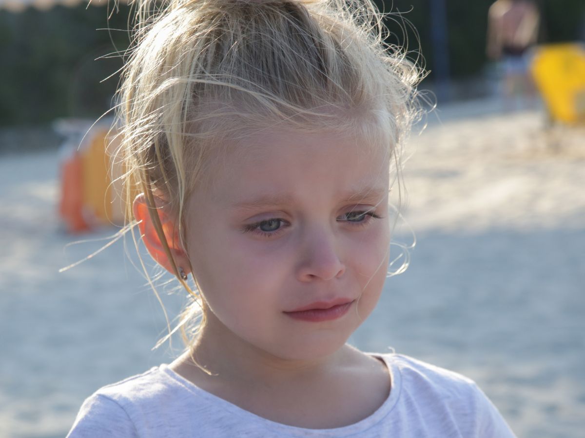 dziewczynka na plaży