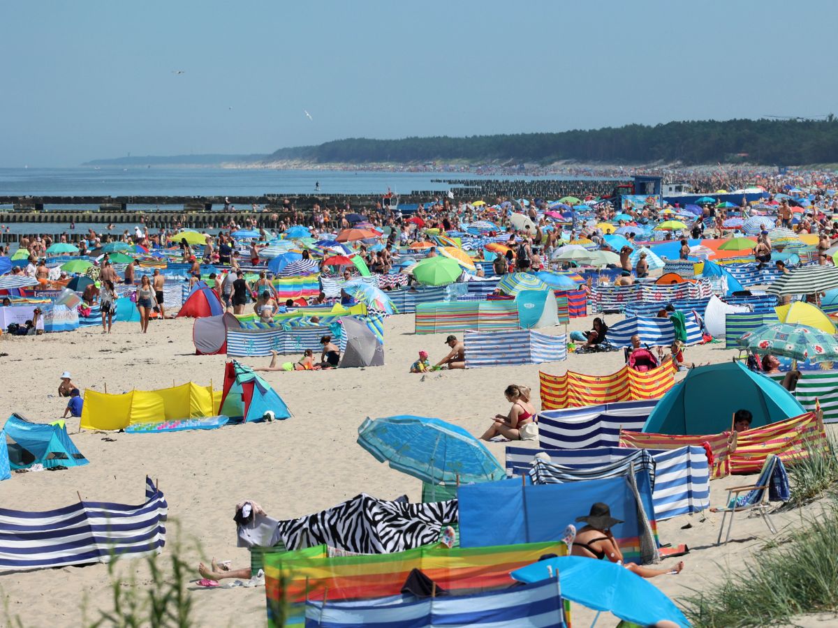 plażing nad Bałtykiem