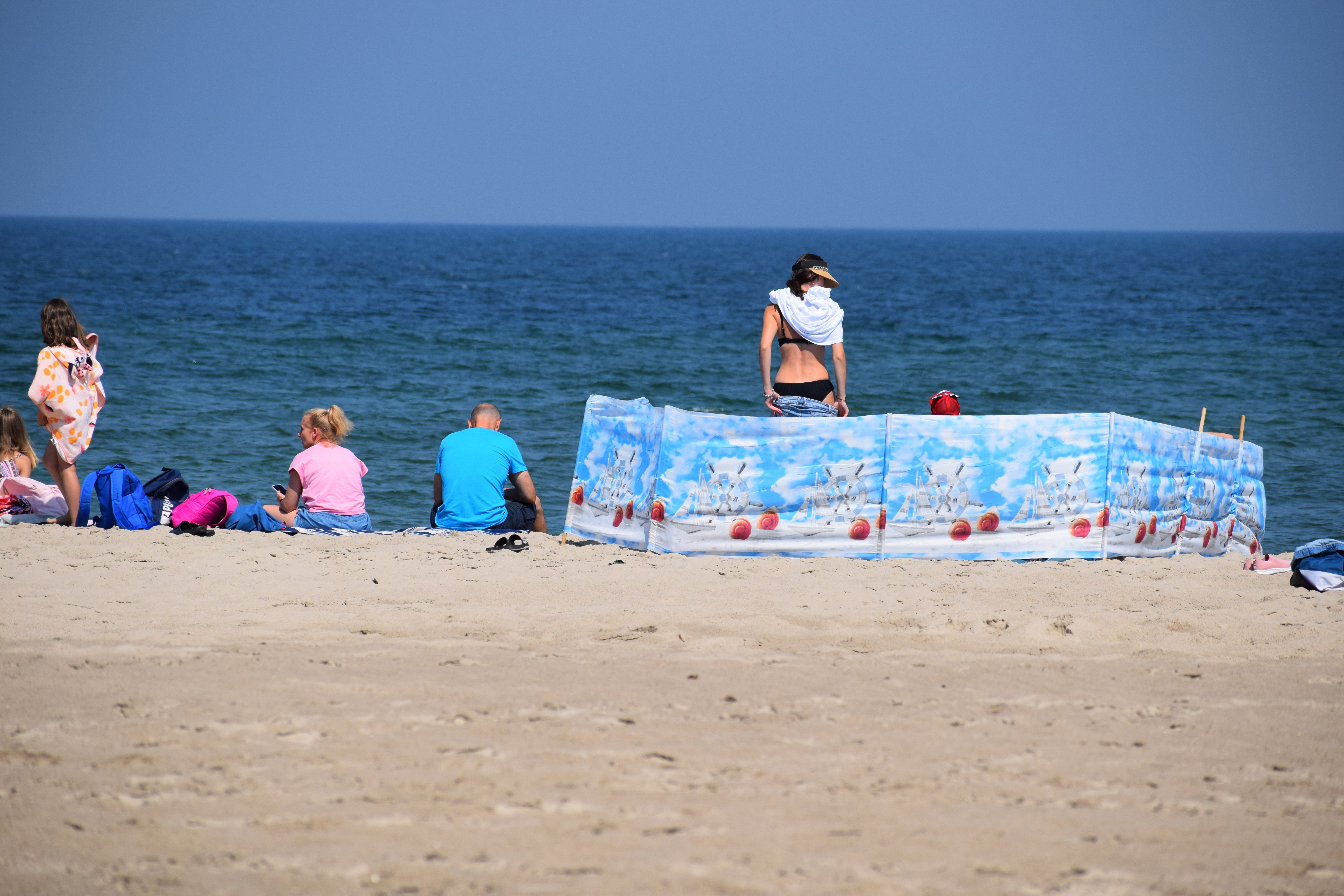 słowa matki na plaży