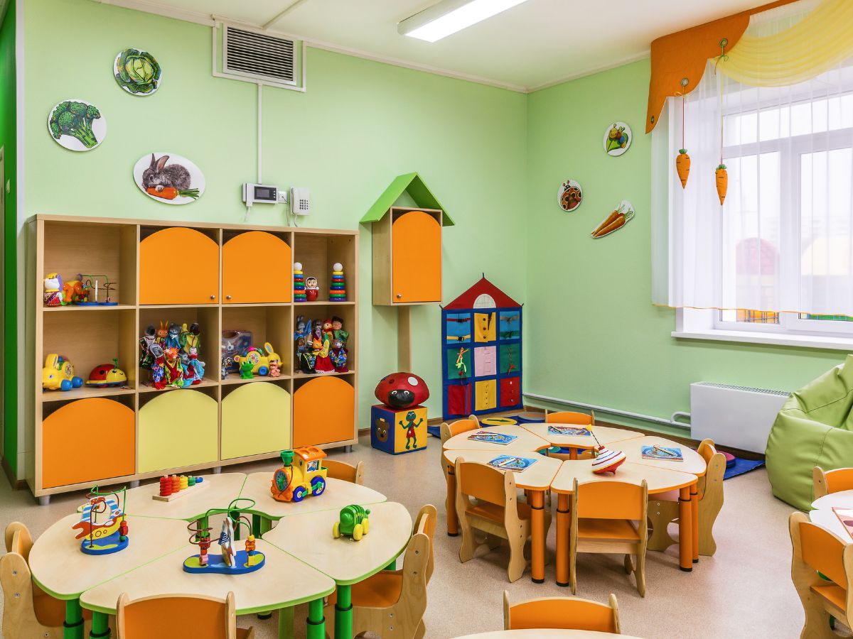 pusta sala w przedszkolu