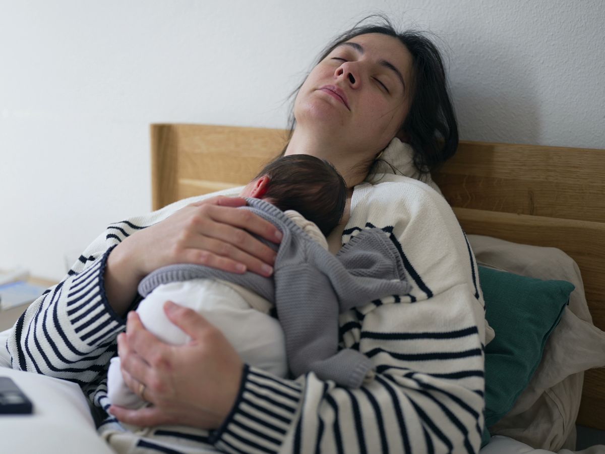 zmęczona mama