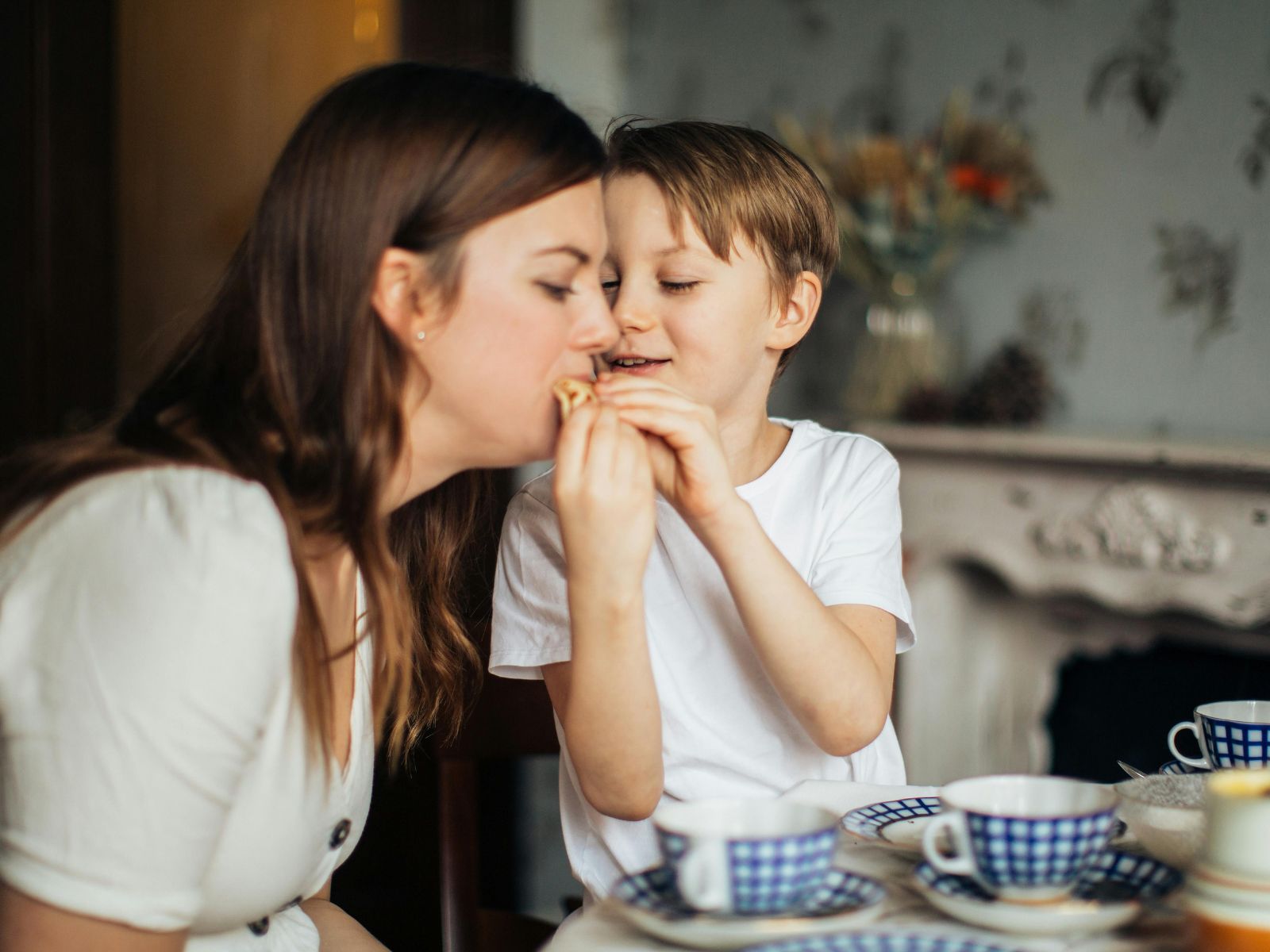 zwykła mama z synem
