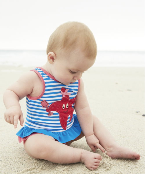kostiumy kąpielowe Mothercare, kostiumy kąpielowe dla dzieci, lato 2014
