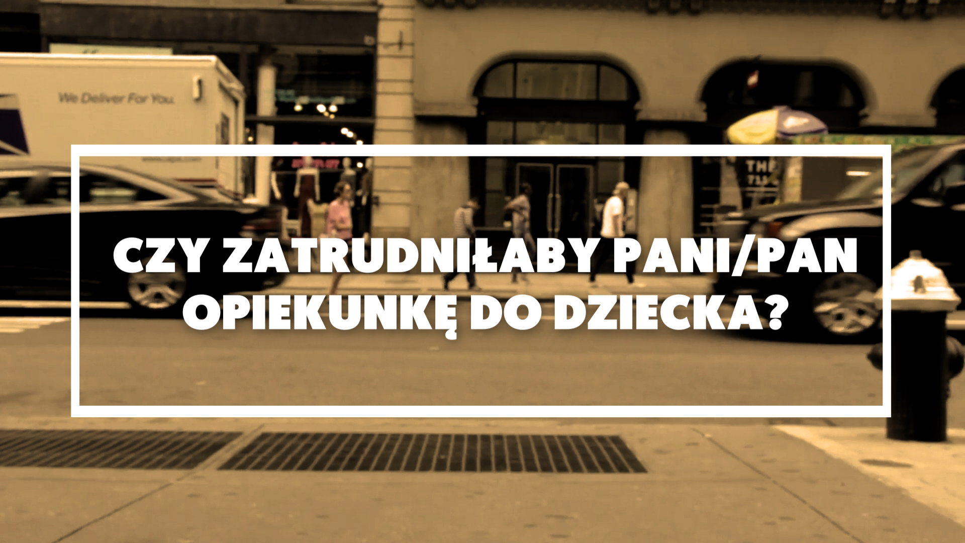 Opiekunka do dziecka: czy zatrudniłaby Pani/Pan?" [SONDA MAMOTOJA.PL]