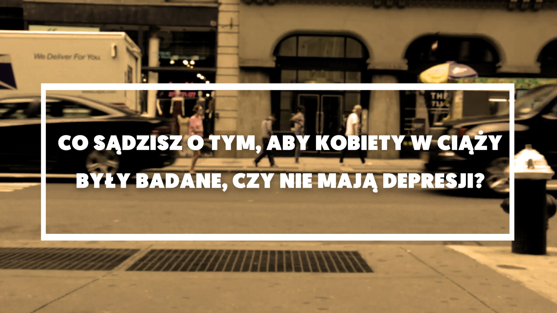 Badanie kobiet w ciąży, czy nie mają depresji: co o tym sądzisz?" [SONDA MAMOTOJA.PL]