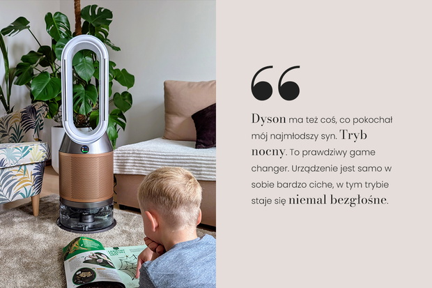 Dyson Purifier Humidify+Cool PH2 De-Nox - test naczelnej Mamo To Ja - Marty Kabulskiej