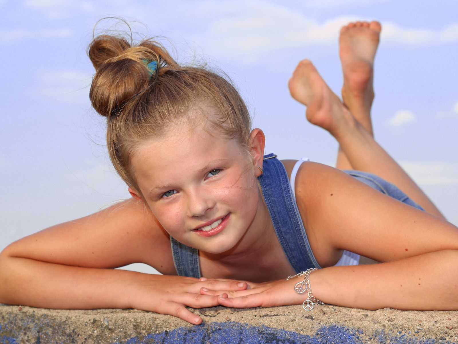 Dziewczyna na plaży