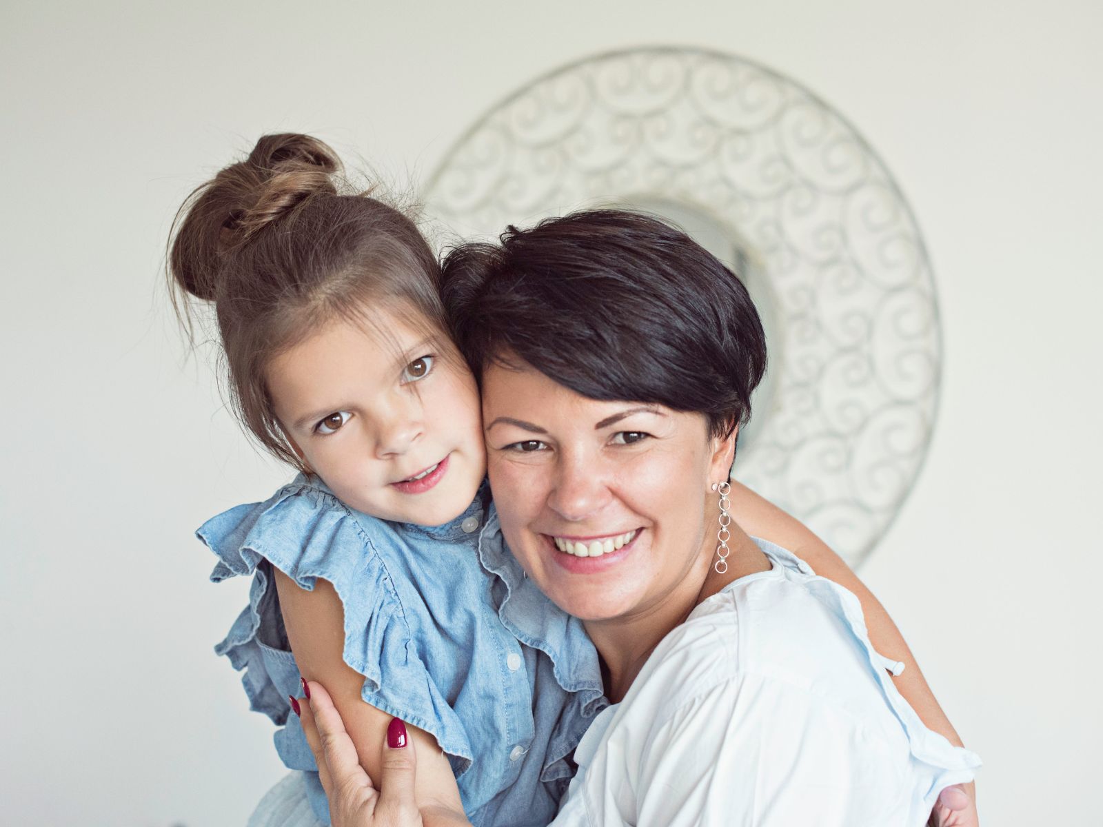 Dziewczynka z mamą