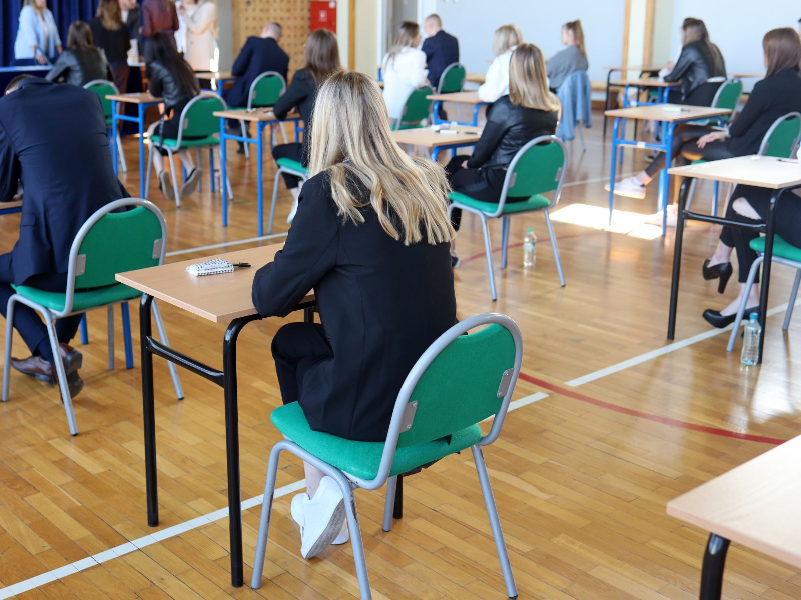 Uczniowie w klasie