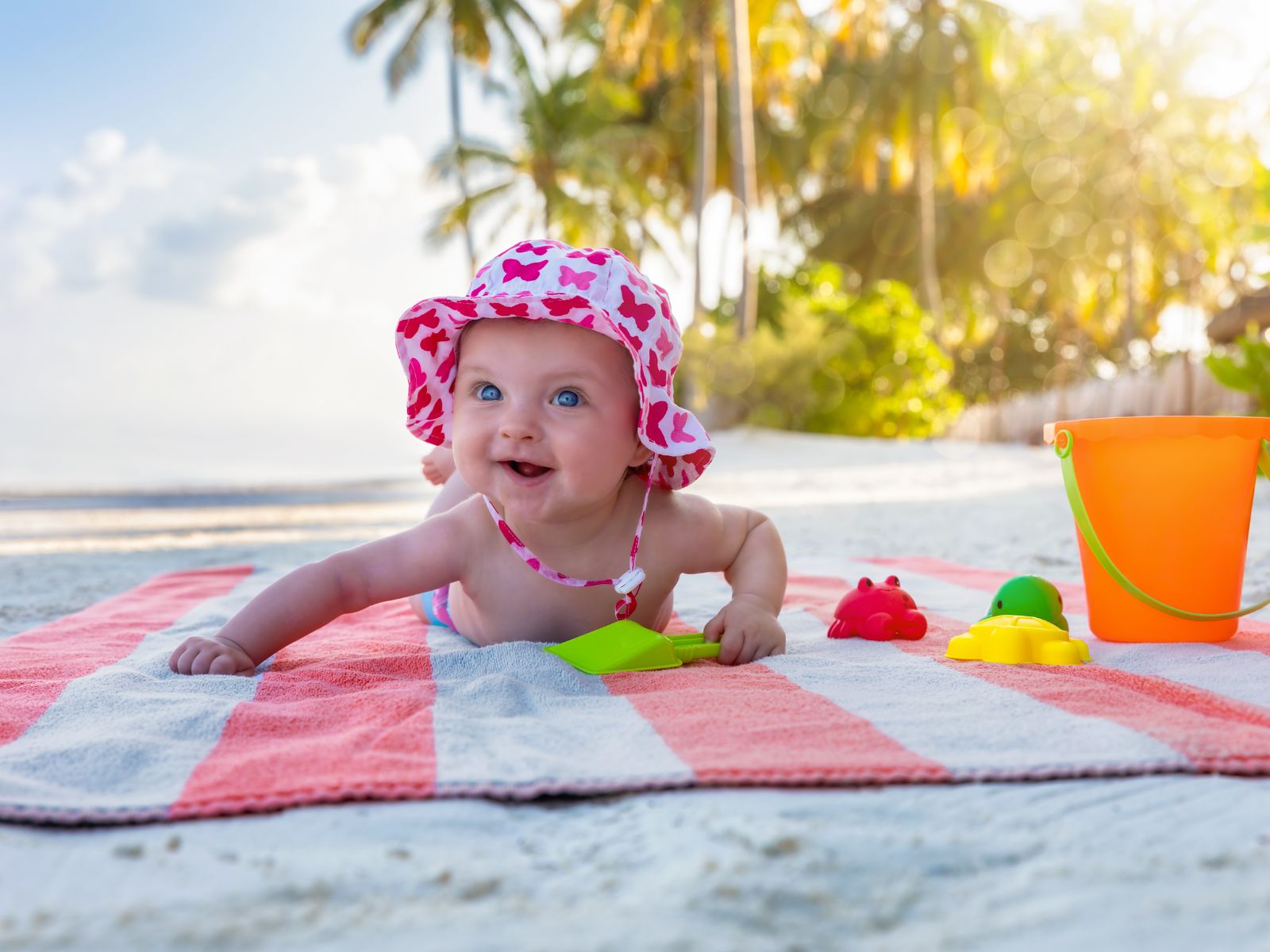 Dziewczynka na plaży