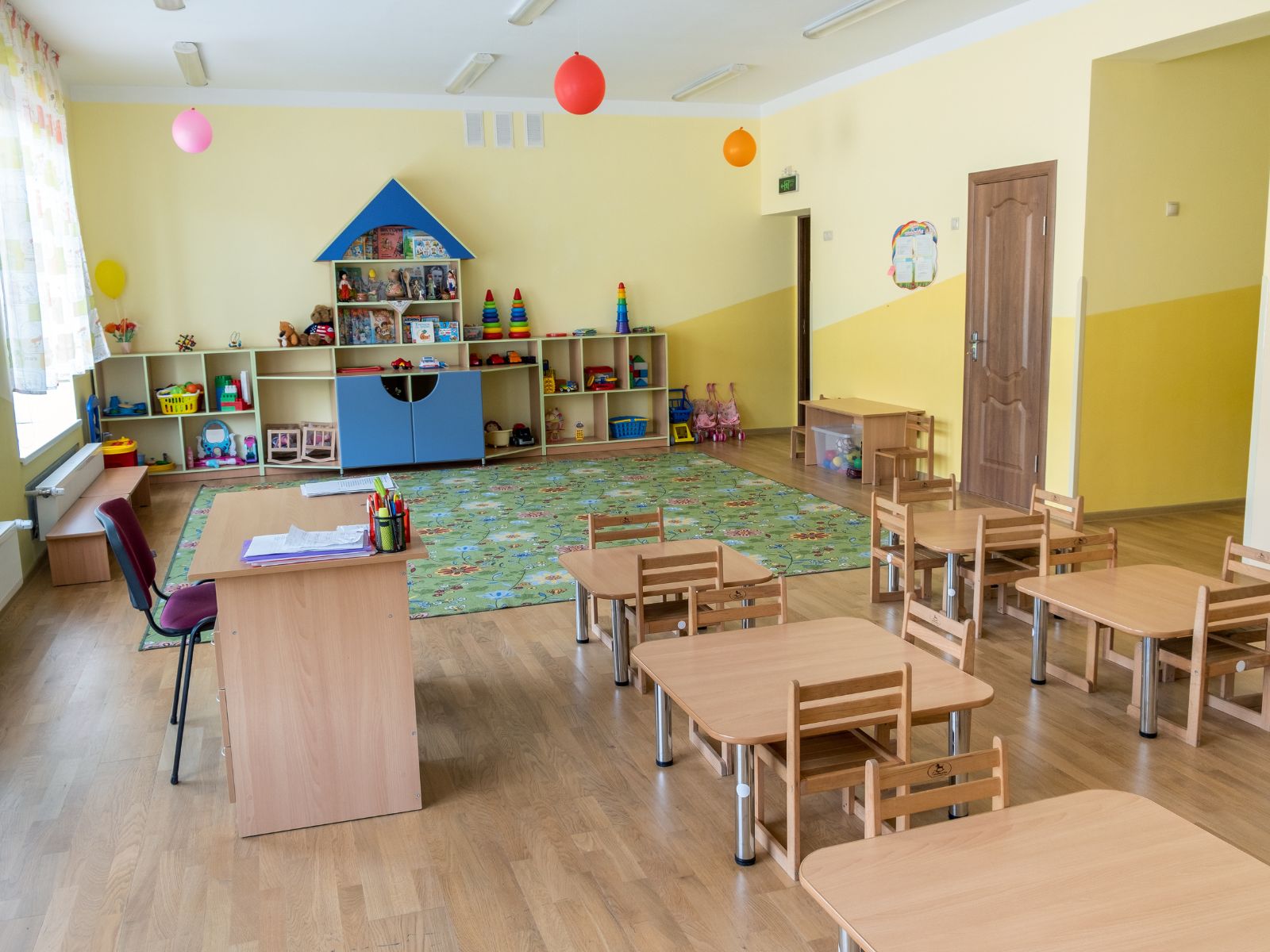 pusta sala w przedszkolu