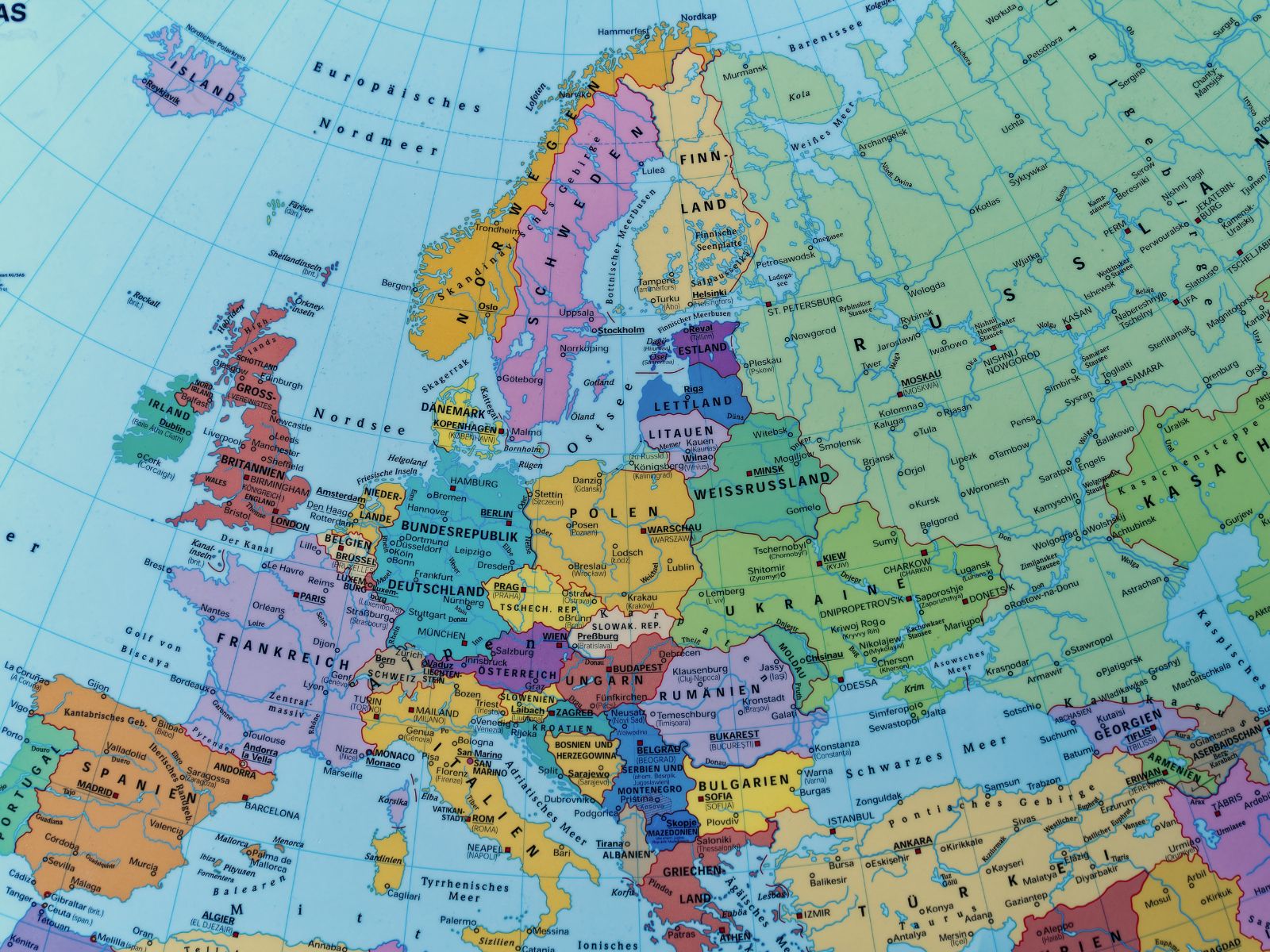 Mapa Europy