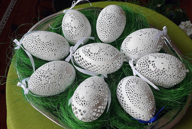 Pisanki ażurki