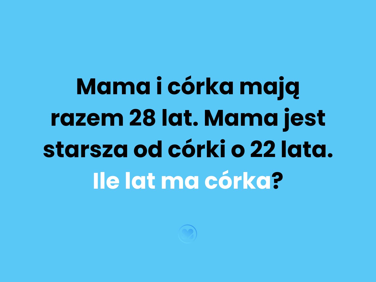 zadanie mama i córka