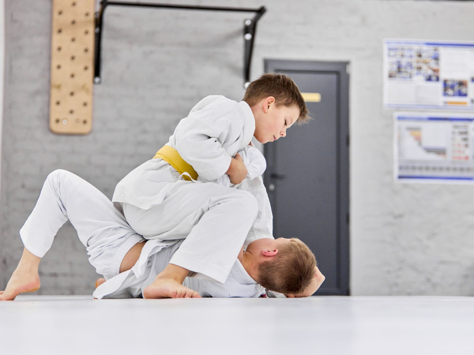 chłopiec, hobby karate
