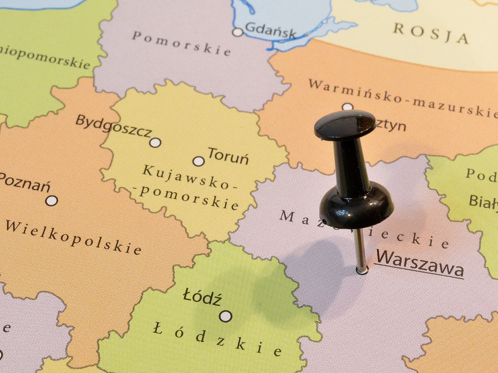mapa Polski