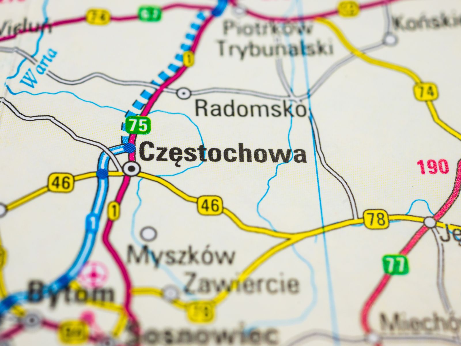 mapa Polski
