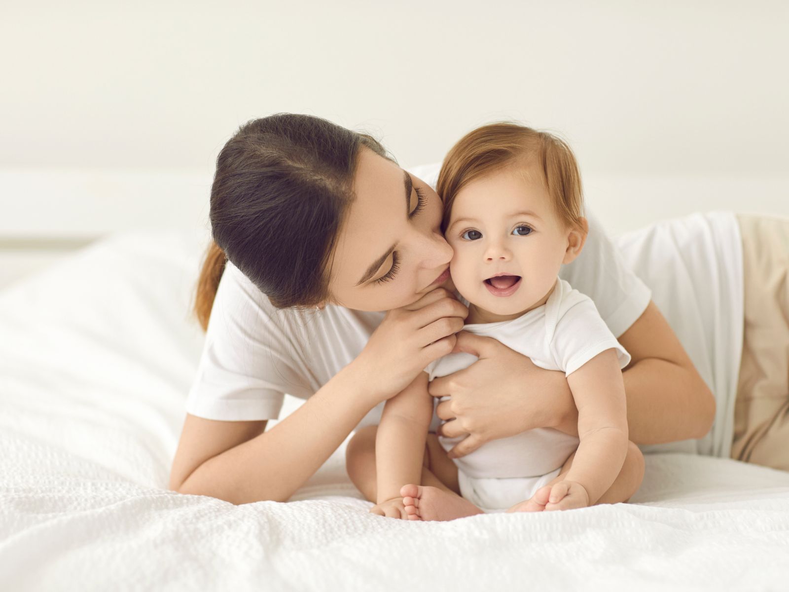 Chłopiec z mamą