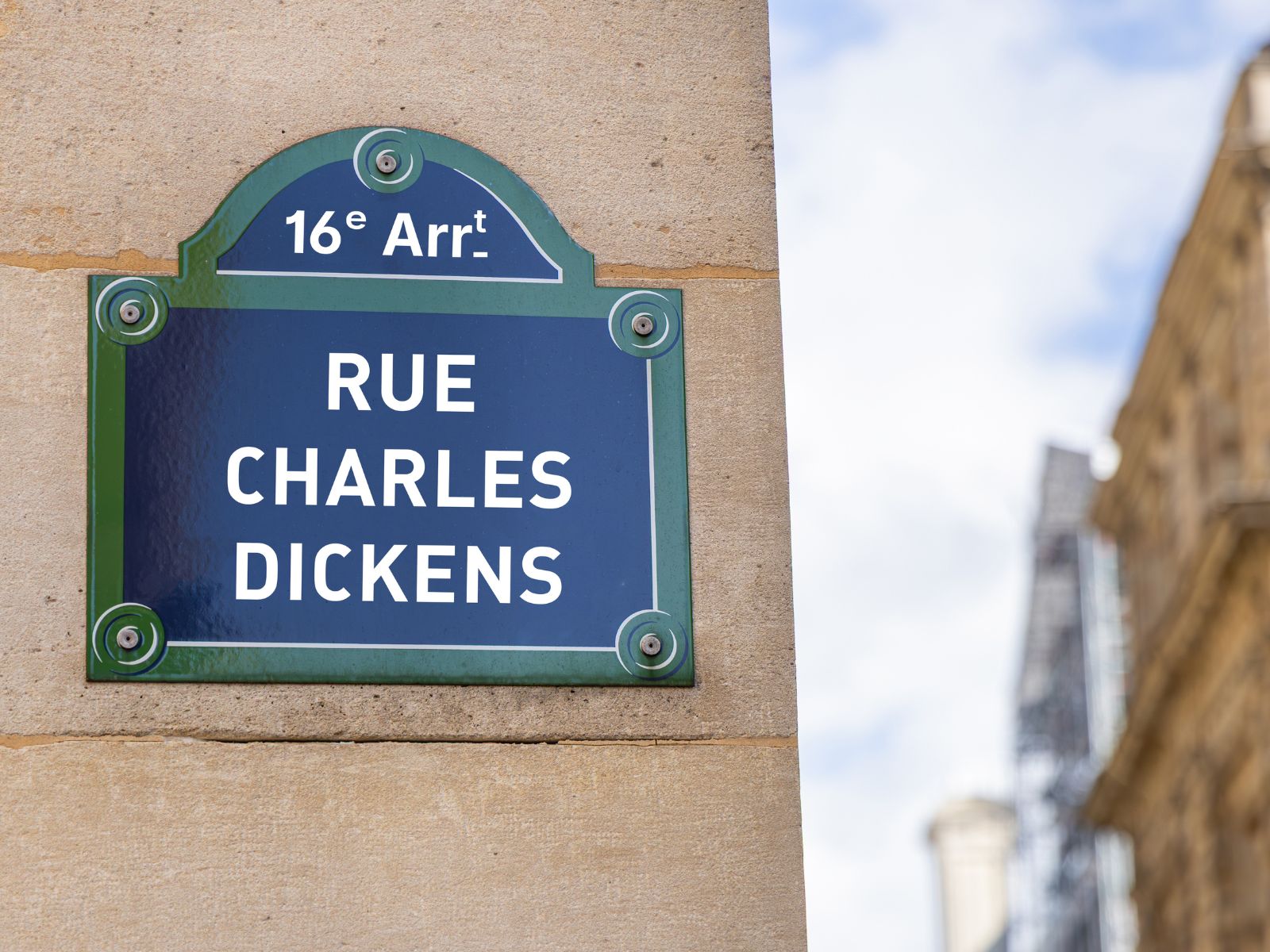Charles Dickens tablica uliczna