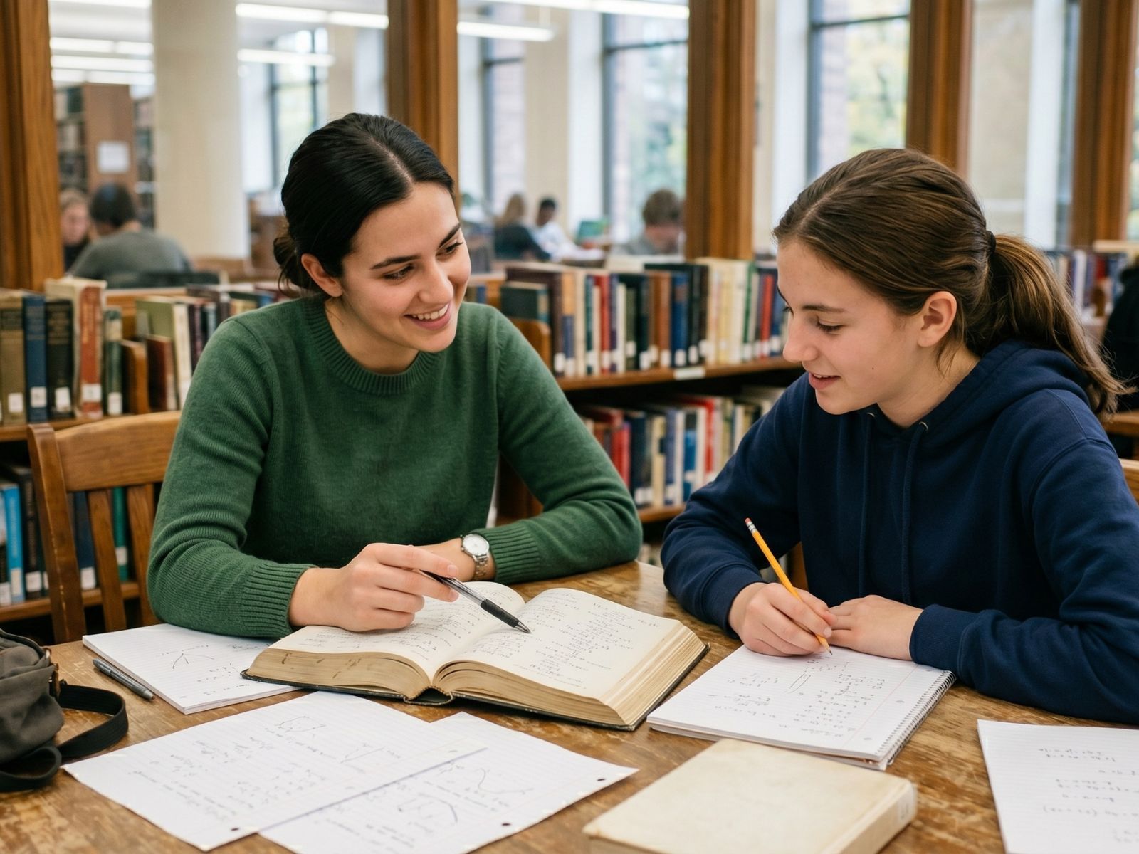 odrabianie lekcji, powtarzanie materiału edukacyjnego