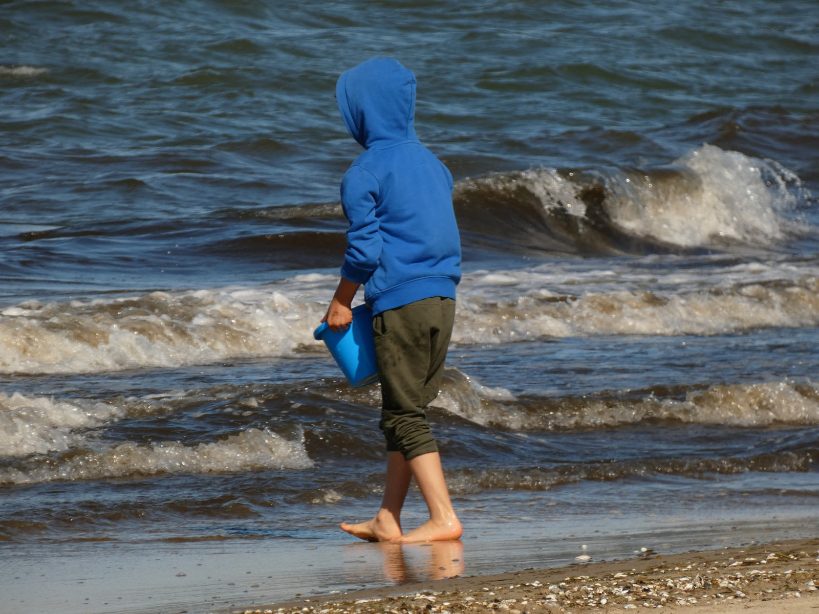 dziecko na plaży