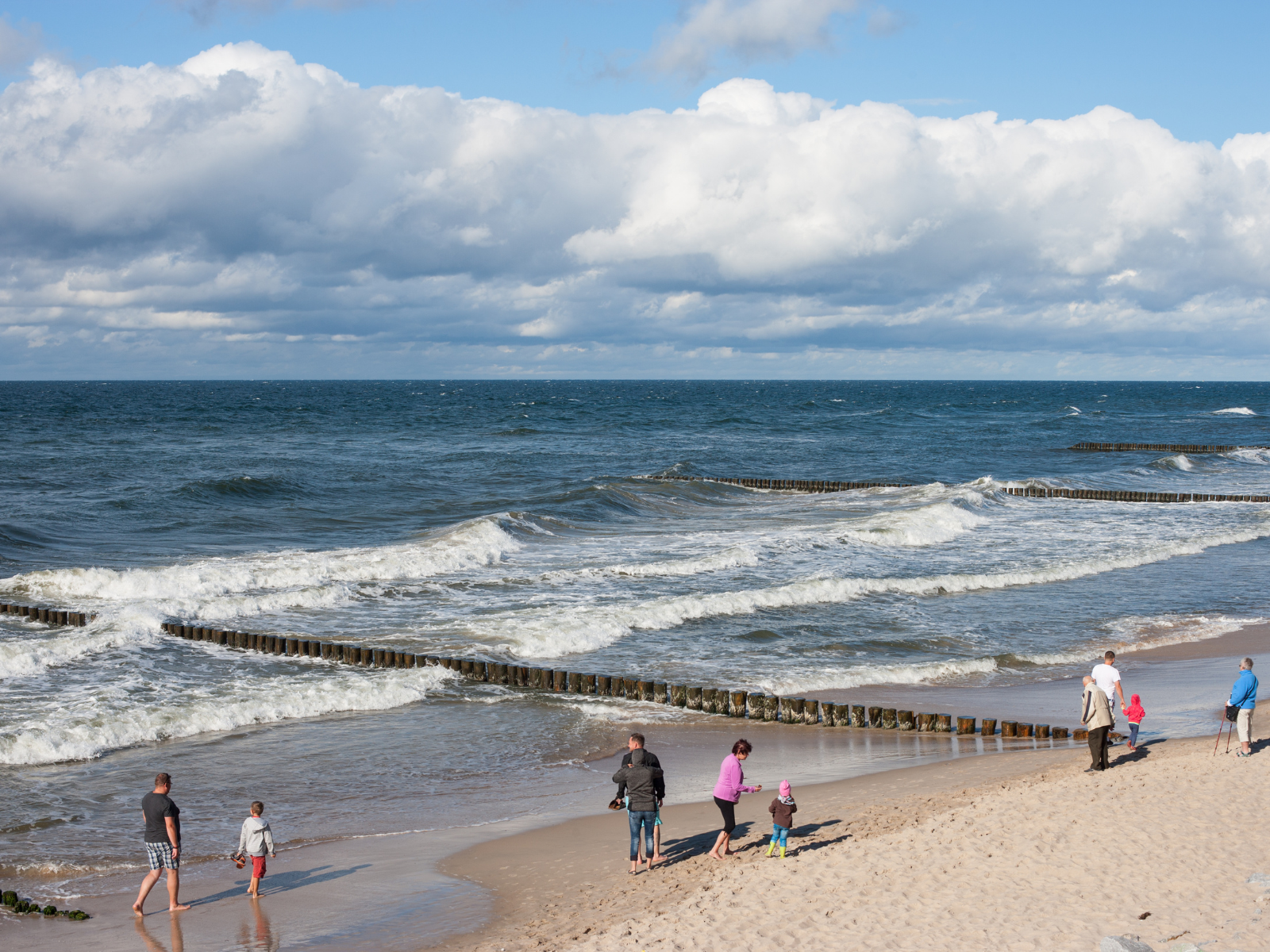 scena na plaży