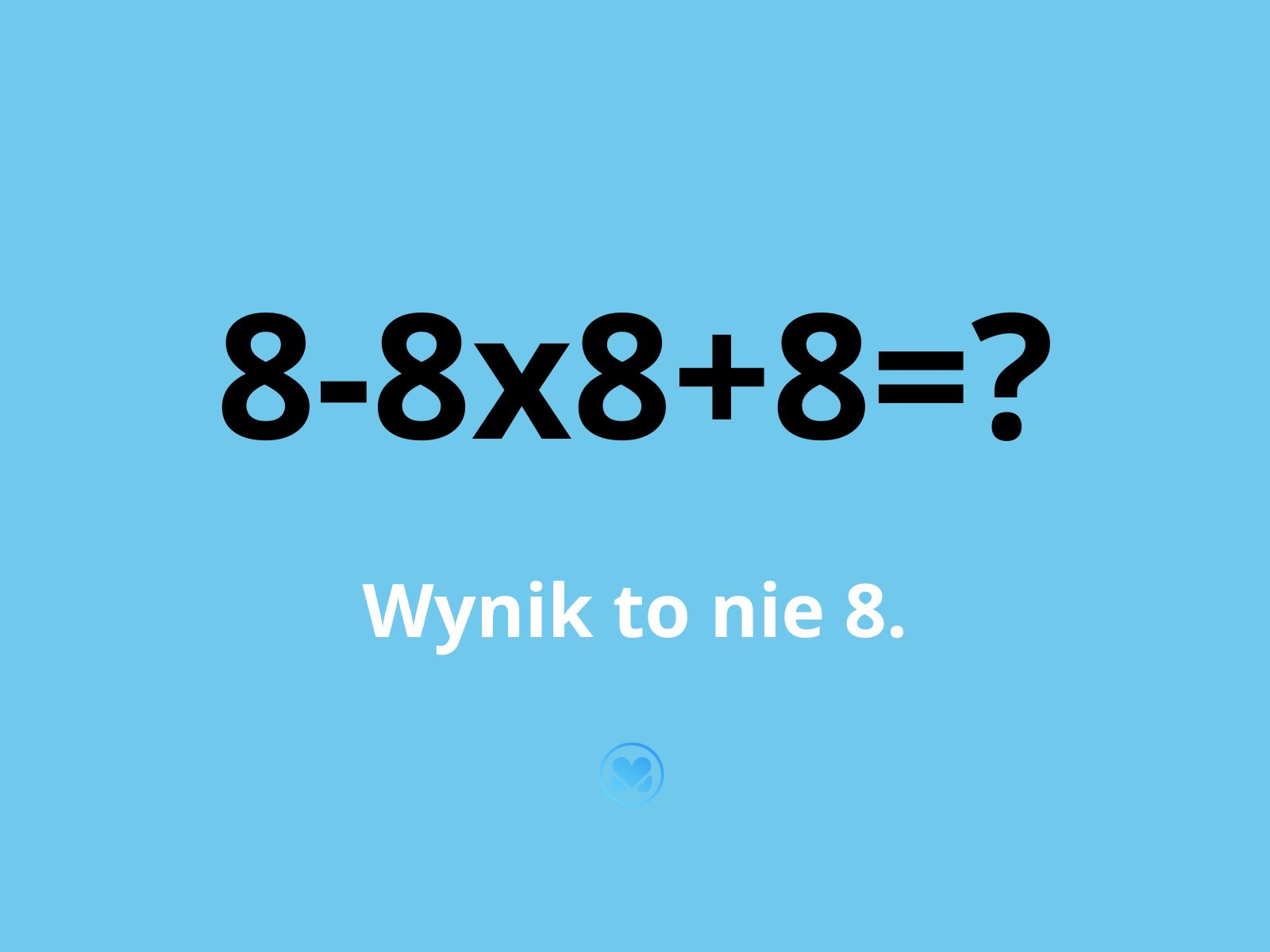 zagadka z samymi ósemkami