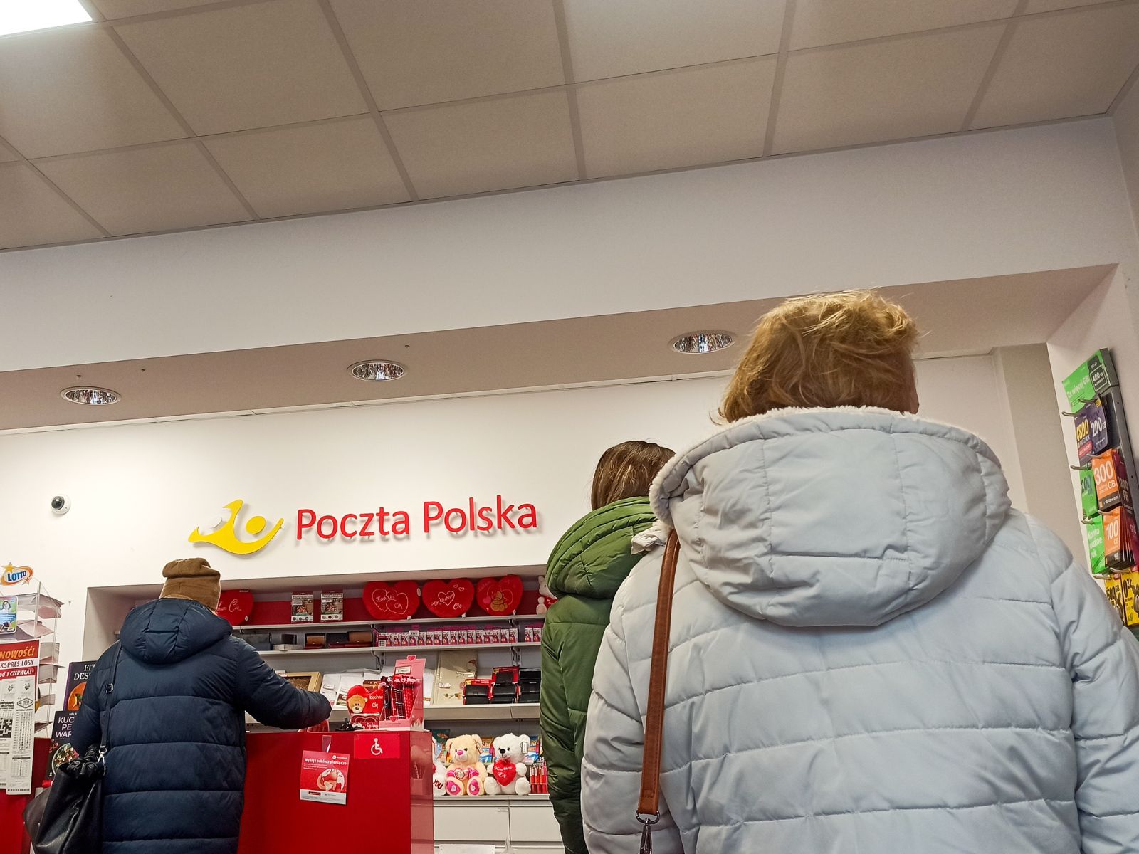 scena na poczcie