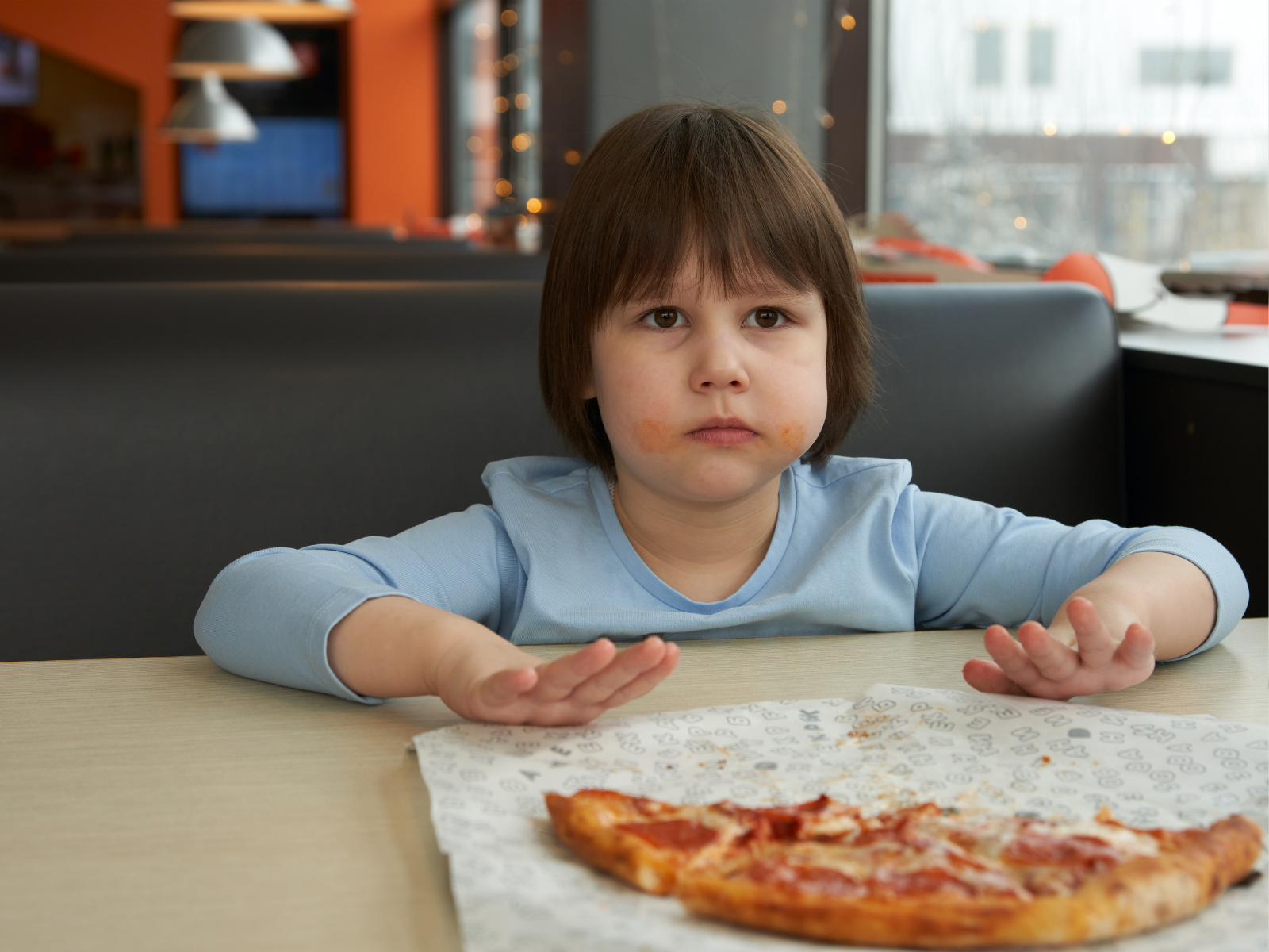 scena w pizzerii