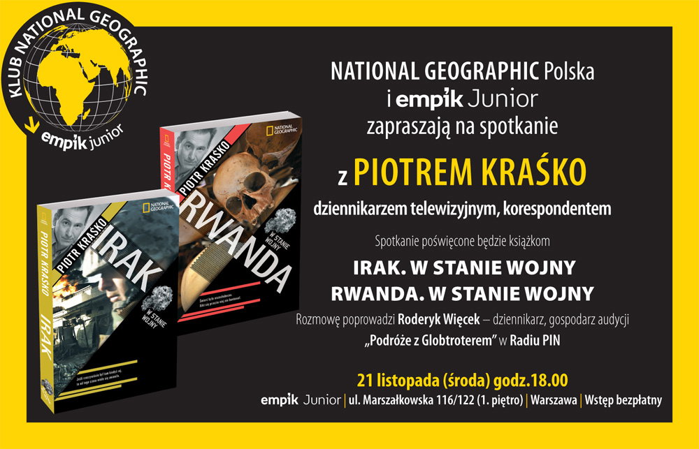 Zapraszamy na spotkanie z cyklu Klub NG z Piotrem Kraśko!