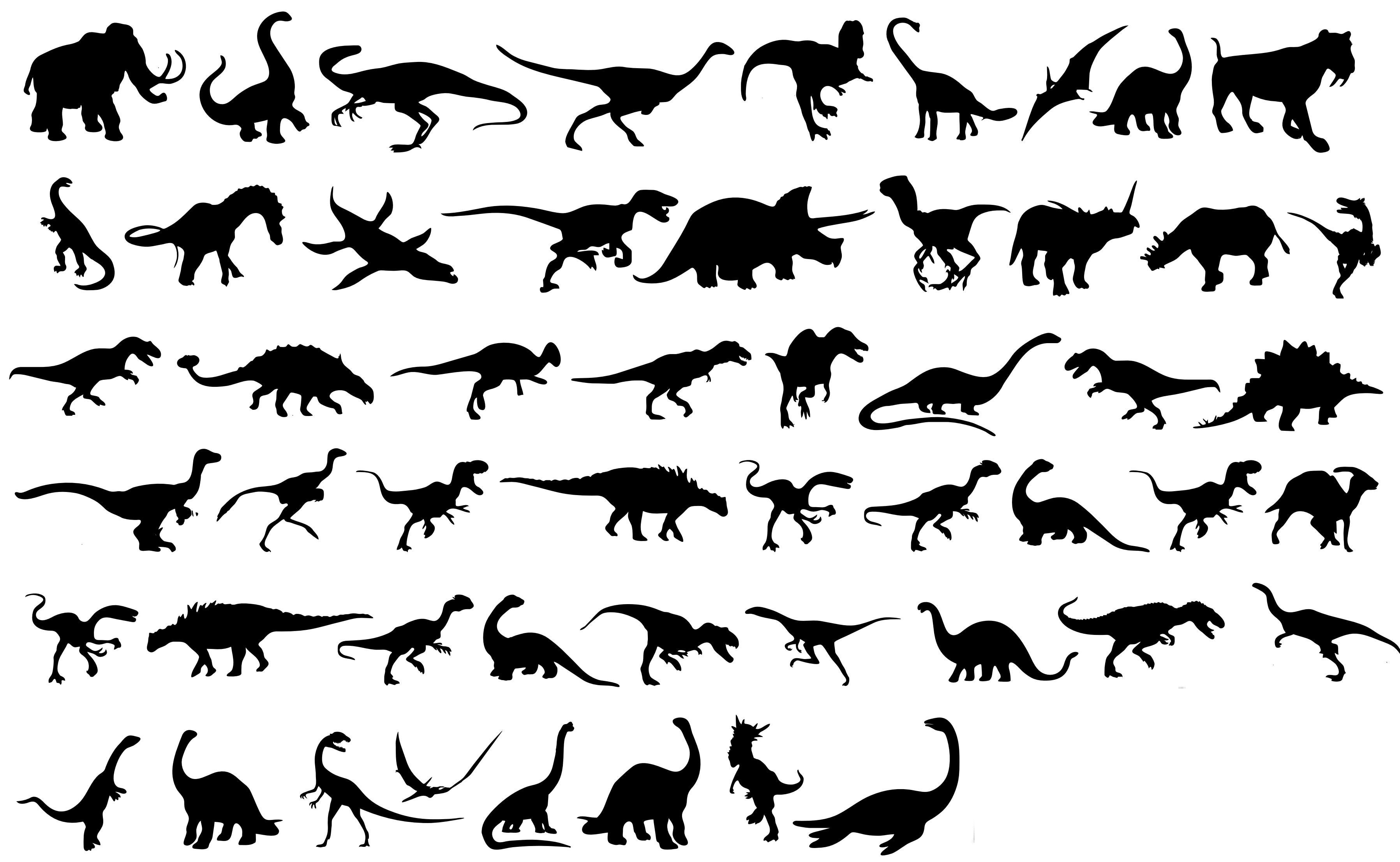 dinosaurs-silhouettes1