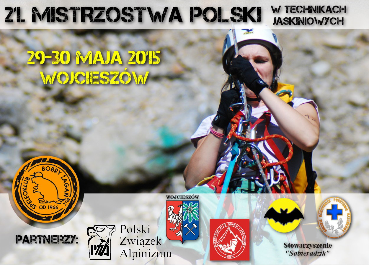 21._MISTRZOSTWA_POLSKI_W_TECHNIKACH_JASKINIOWYCH_-_PLAKAT