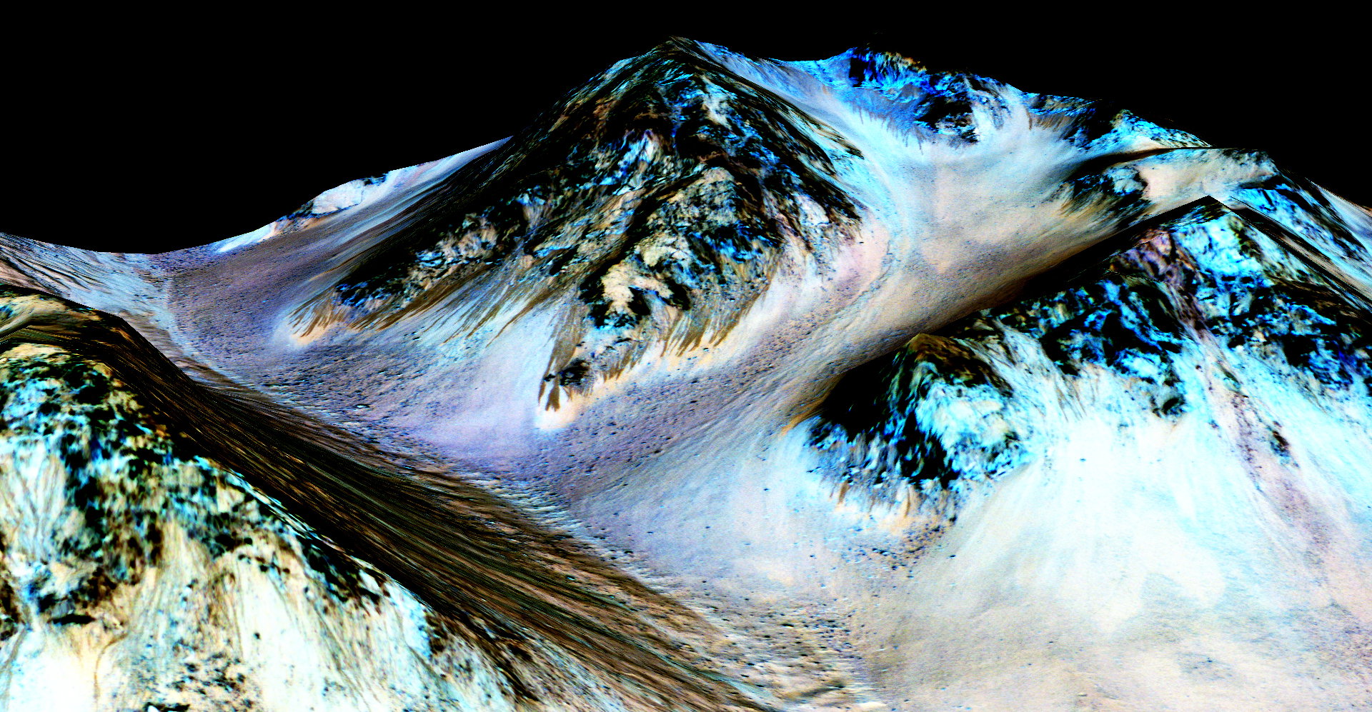 NASA. Mars - jest woda na tej planecie
