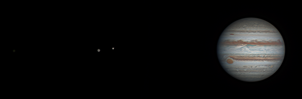 Jupiter and Moons © Ethan Chappel